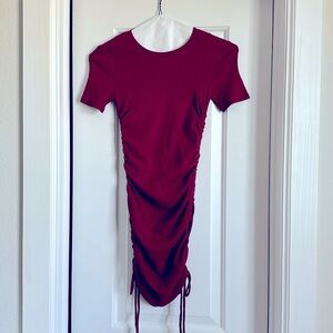 Red bodycon dress from Zara